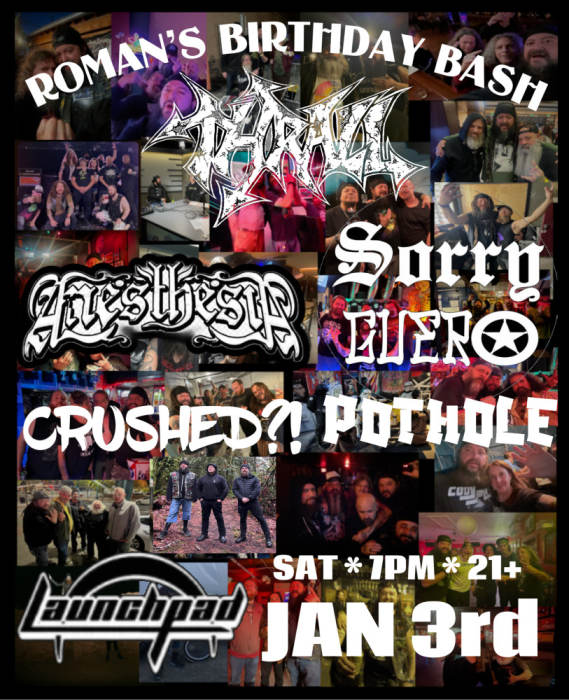 Romans Birthday Bash! Thrall * Anesthesia * Sorry Guerro * Crushed!? * Pothole