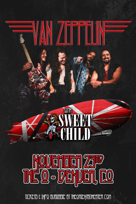 The Oriental Theater Van Zeppelin Led Zeppelin Van Halen Tribute