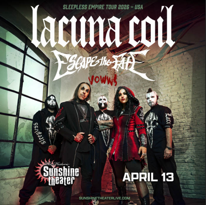 Lacuna Coil * Escape The Fate * Vowws 