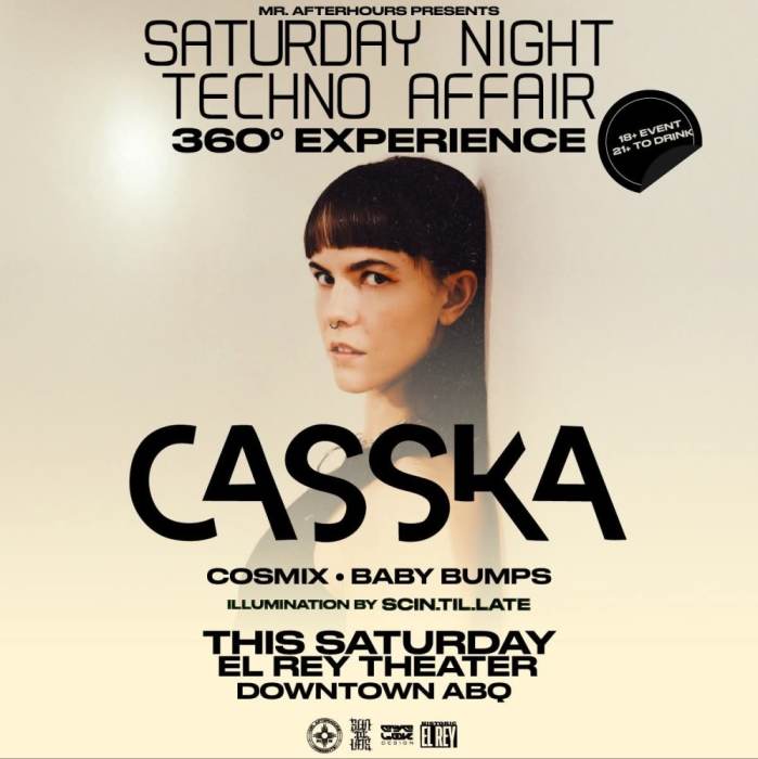 Saturday Night Techno Affair            CASSKA * COSMIX * BABY BUMPS