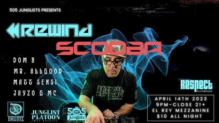 Rewind! w/ DJ Scooba &amp; the Junglist Platoon