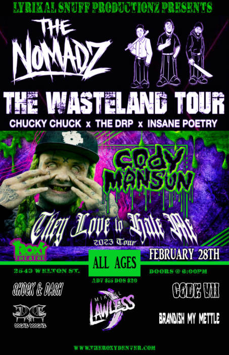 Wasteland Tour & They Love To Hate Me Tour 2023