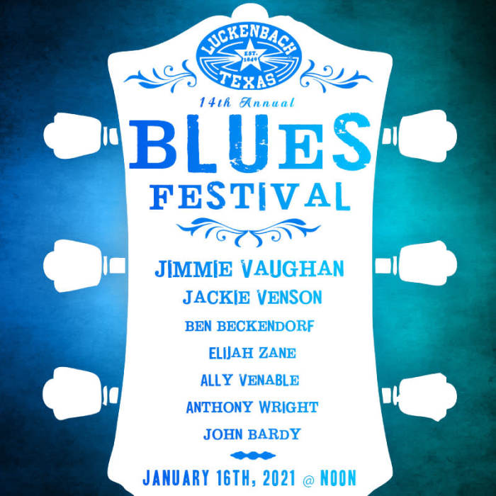 14th Annual Blues Festival SEATED OUTDOOR SHOW Luckenbach Texas