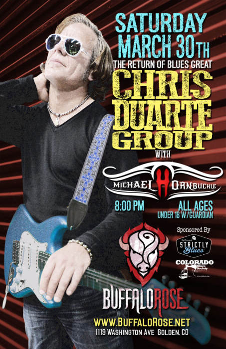 Chris Duarte (Guitar Virtuoso) with: Michael Hornbuckle Band @ Buffalo ...
