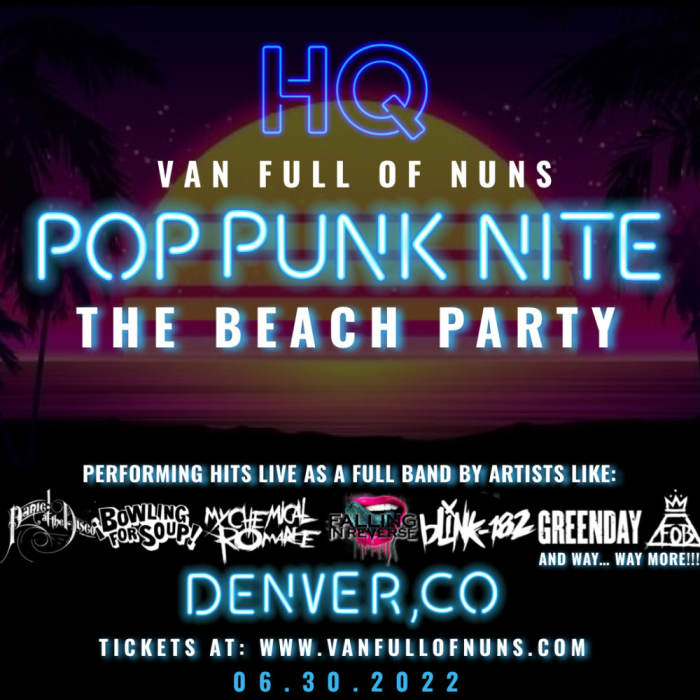 Pop Punk Nite - The Beach Party!