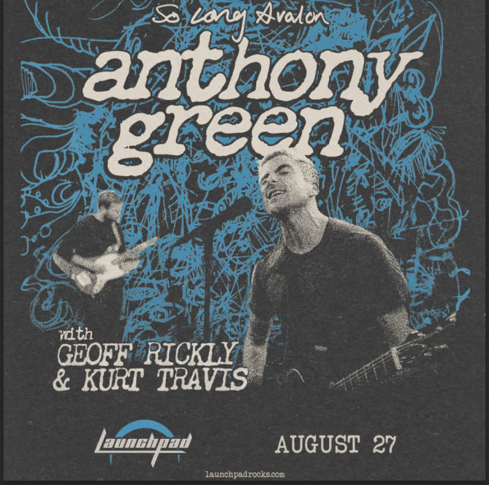 Anthony Green - So Long Avalon Tour 