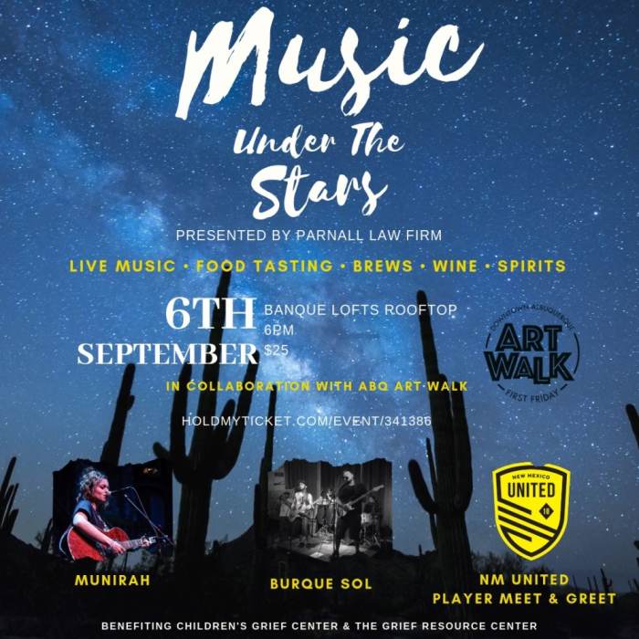 3rd Annual Music Under the Stars Presented by Parnall Law The Banque
