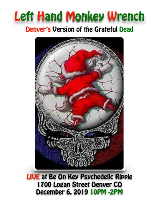 Be On Key Psychedelic Ripple Denver Left Hand Monkey Wrench