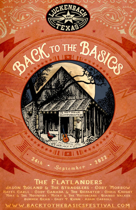 CLOSED FOR THE BACK TO THE BASICS MUSIC FESTIVAL TICKET Luckenbach