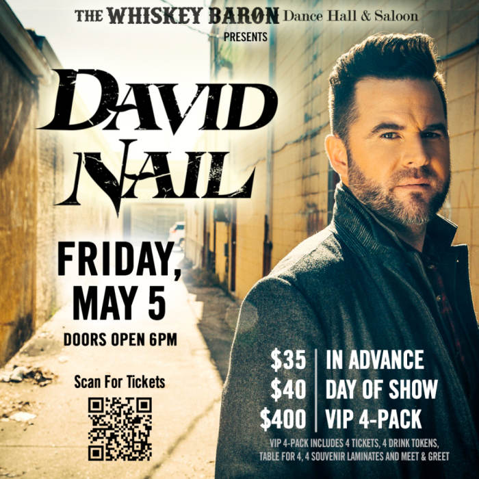 David Nail Whiskey Baron Dance Hall & Saloon Colorado Springs , CO