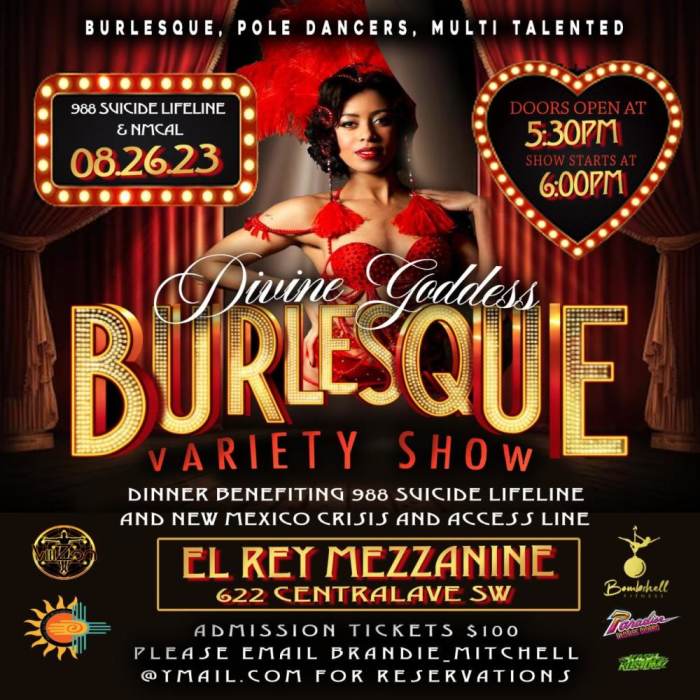 Divine Goddess Burlesque Variety Show