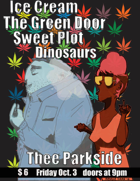 Ice Cream Dinosaurs The Green Door Sweet Plot Ice Cream Thee Parkside San Francisco Ca October 3rd 2014 9 00 Pm