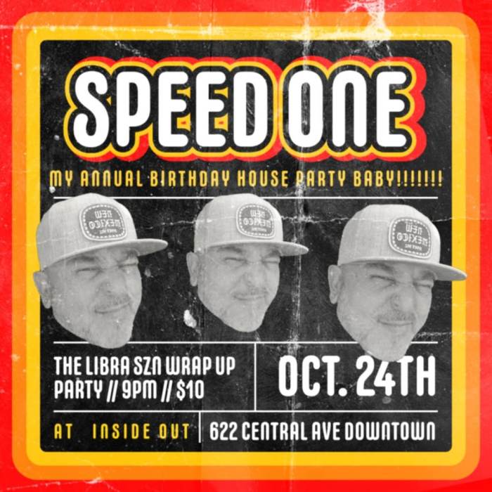 SPEED ONE BIRTHDAY BASH 
