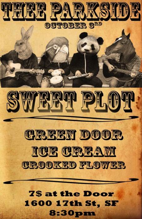 Sweet Plot Ice Cream The Green Door Crooked Flower Thee Parkside San Francisco Ca October 3rd 2015 9 00 Pm