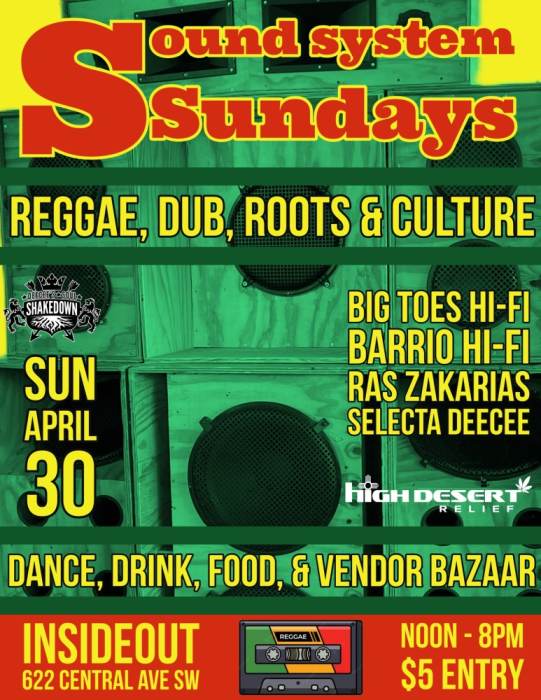 Sound System Sundays - Reggae, Dub, Roots &amp; Culture