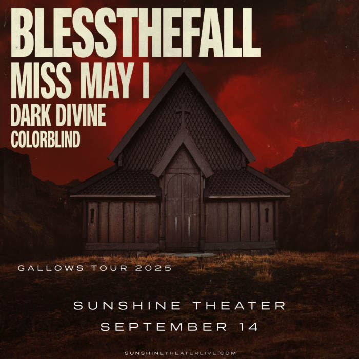Blessthefall * Miss May I * Dark Divine * Colorblind 