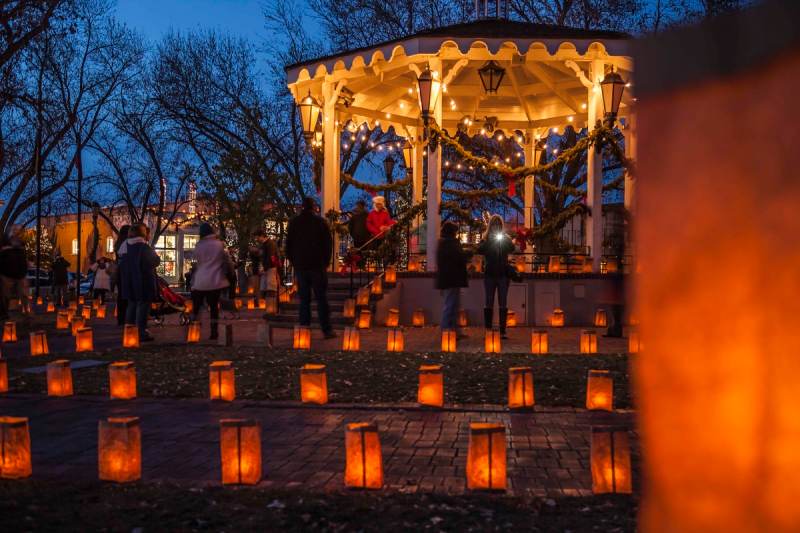 The LUX Christmas Eve Luminaria Tour Private Transportation for up