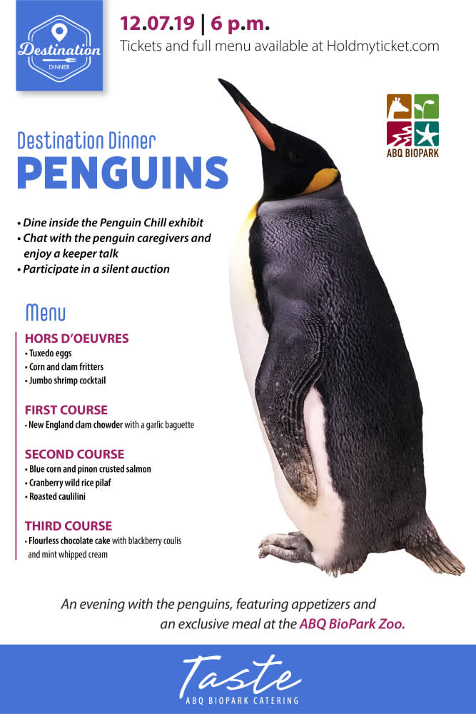 Destination Dinner Penguin Chill Presented By Taste Abq Biopark