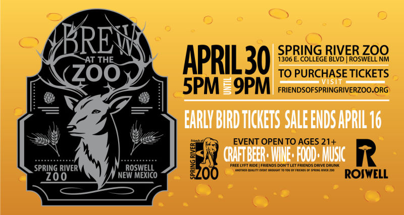 Brew at the Zoo Roswell @ Spring River Zoo 2022-04-30 17:00:00