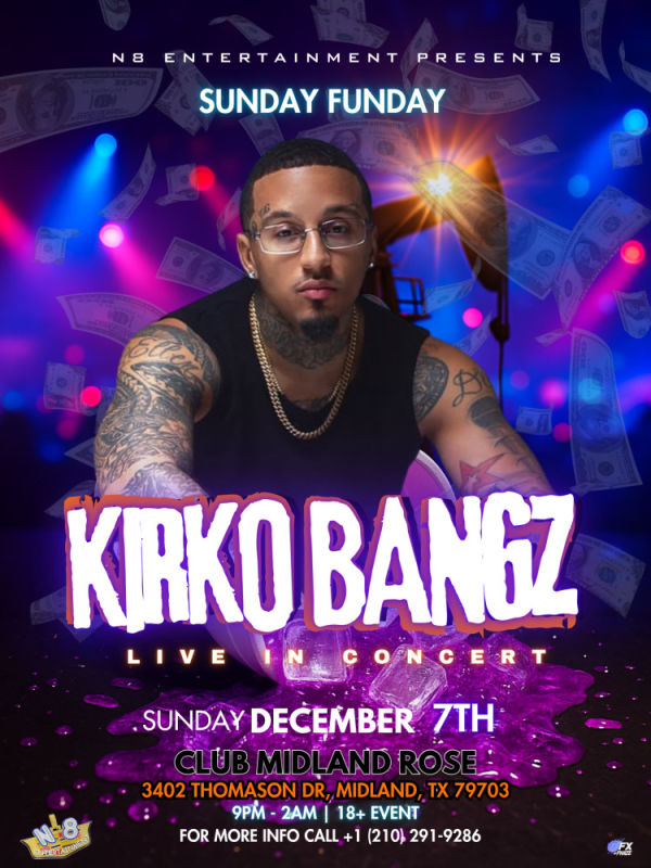クレバ CONCERT TOUR 09-10 ROUND3BOX EDITION Kirko Bangz Midland @ Club Midland Rose 2025-12-07 21:00:00