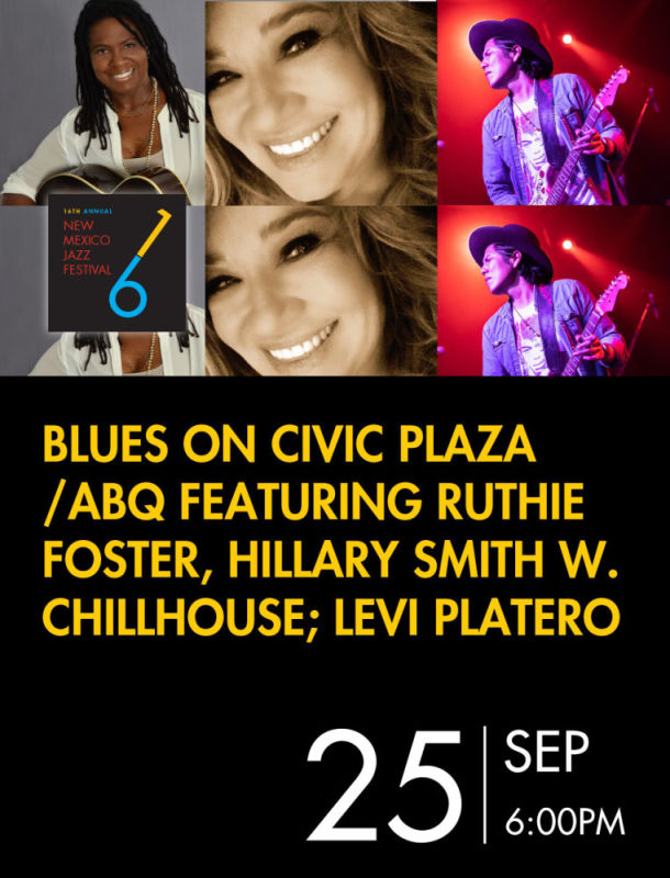 Blues Night on Civic Plaza ABQ Featuring Ruthie Foster ...