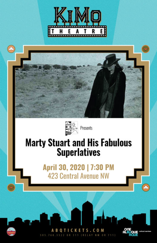 Marty Stuart And His Fabulous Superlatives Albuquerque Kimo Theatre 2020 04 30 19 30 00