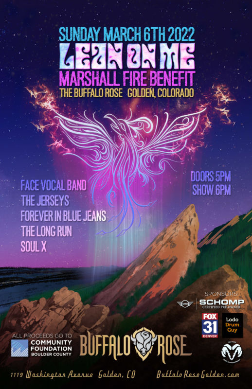 Lean On Me Golden @ Buffalo Rose 2022-03-06 18:00:00