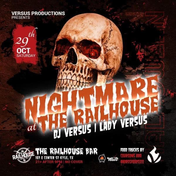 Nightmare at The Railhouse - Halloween Party (Free Event ...