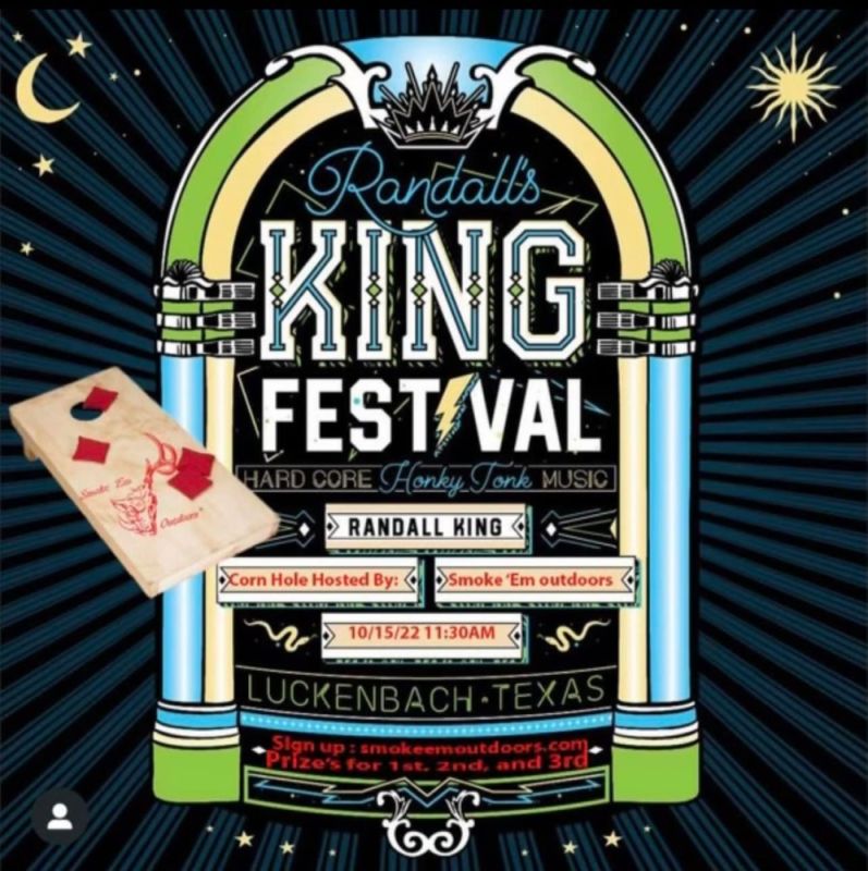 Randall's King Fest Cornhole Tournament Buy In Fredericksburg ...