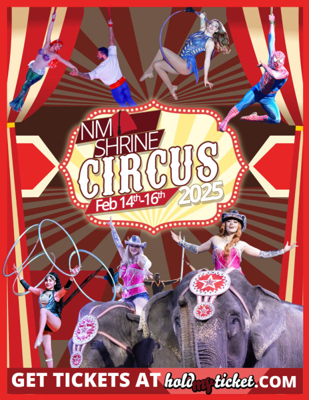 NM Shrine Circus 2025 (Feb. 16th - 7:30 PM) Albuquerque