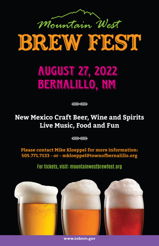 7th Annual Mountain West Brew Fest Bernalillo @ Loretto Park ...