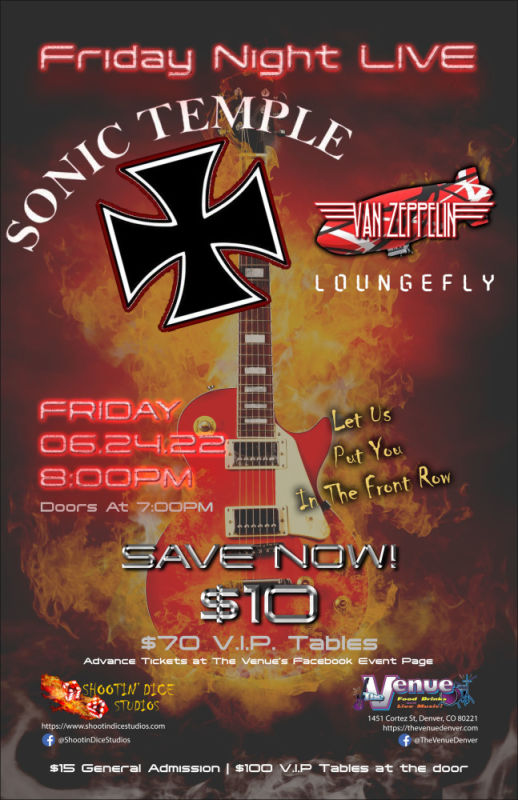 SONIC TEMPLE Denver @ The Venue 2022-06-24 20:00:00