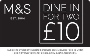M&S Dine in for Two digital gift card 