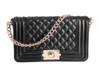 Glamzelle - BOY Quilted Flap Bag- Black