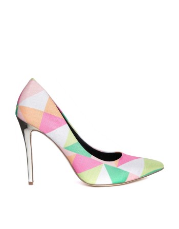 Shoe of the Day | River Island Coral Print Court Shoe | SHOEOGRAPHY