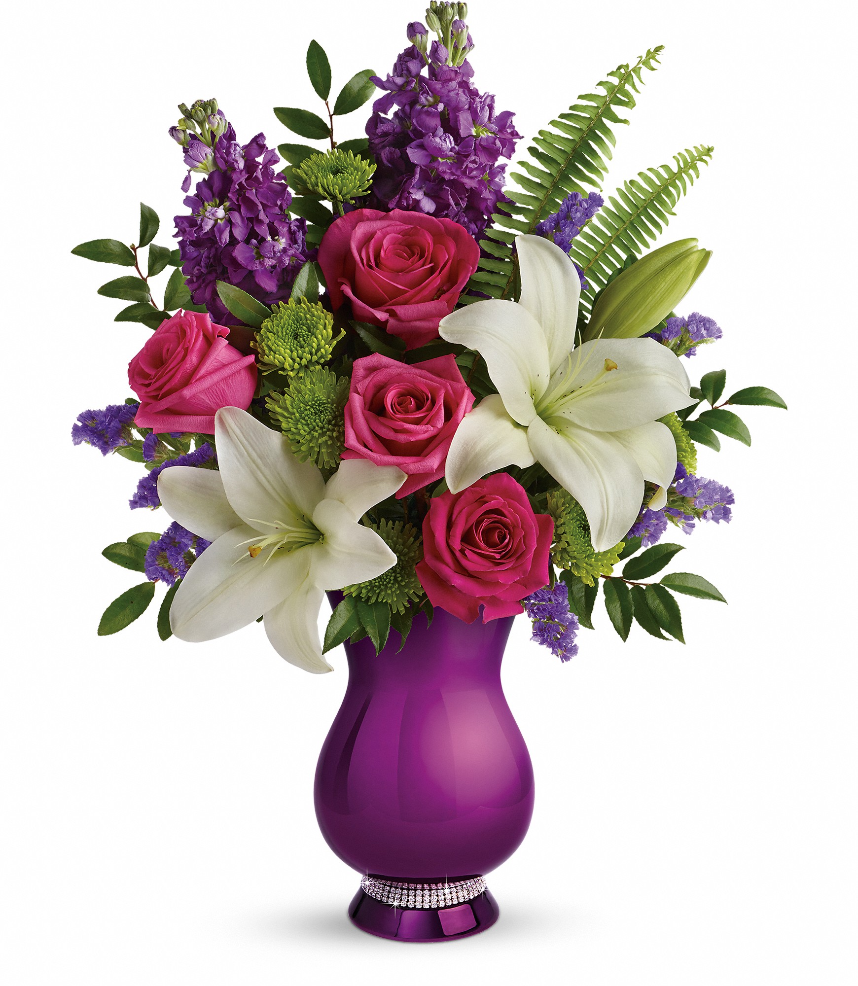 Passionate Purple Tulips Bouquet - Teleflora