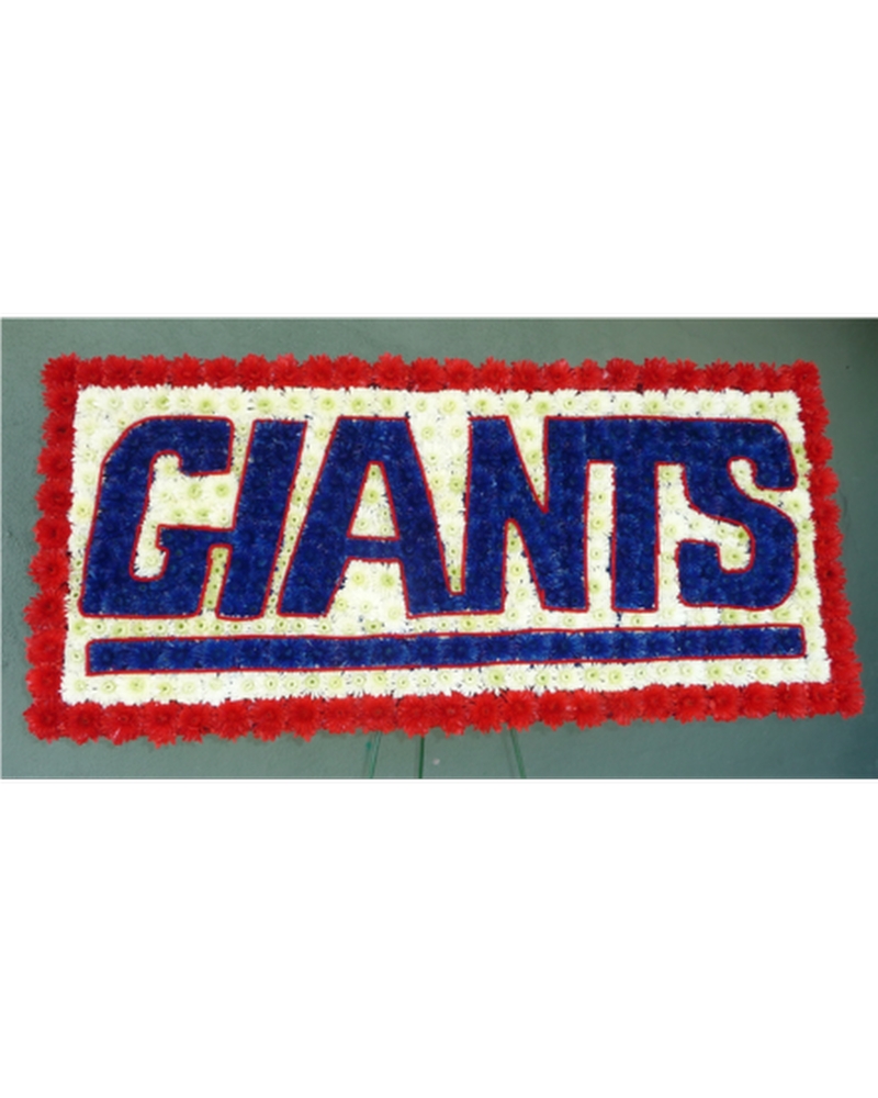 CUSTOM NY GIANTS LOGO - Send to Islip, NY Today!