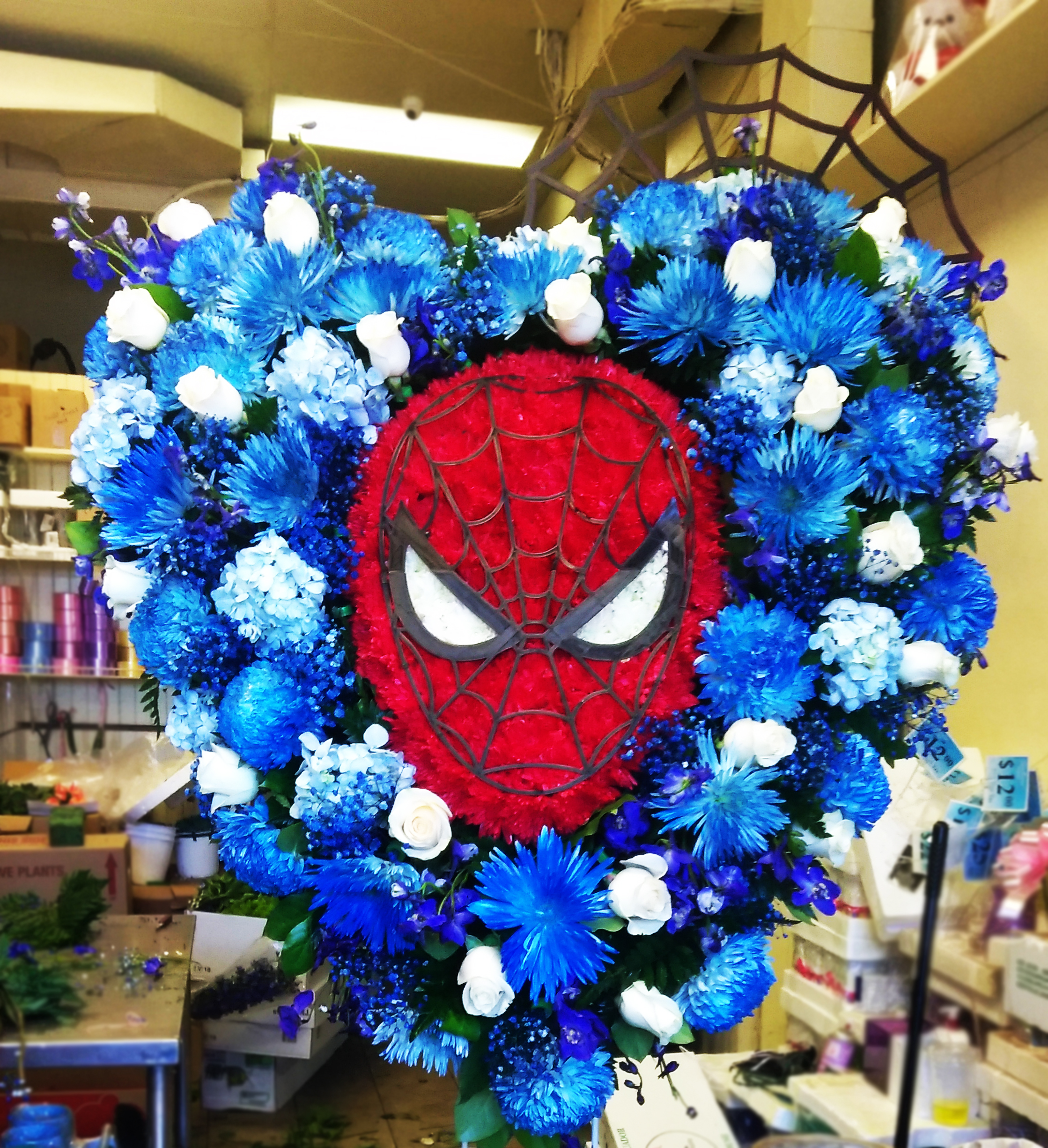 Spiderman Tribute Heart Jersey City Nj Florist