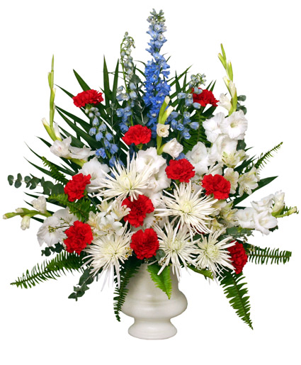 Fsn Patroitic Memorial Saginaw Mi Florist