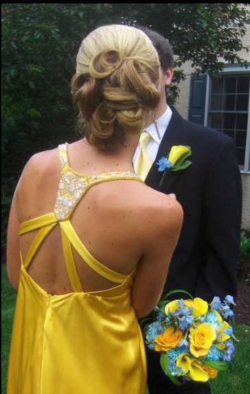 prom bouquet for yellow dress Send BLUE AND YELLOW PROM BOUQUET * PROM in Paoli, PA