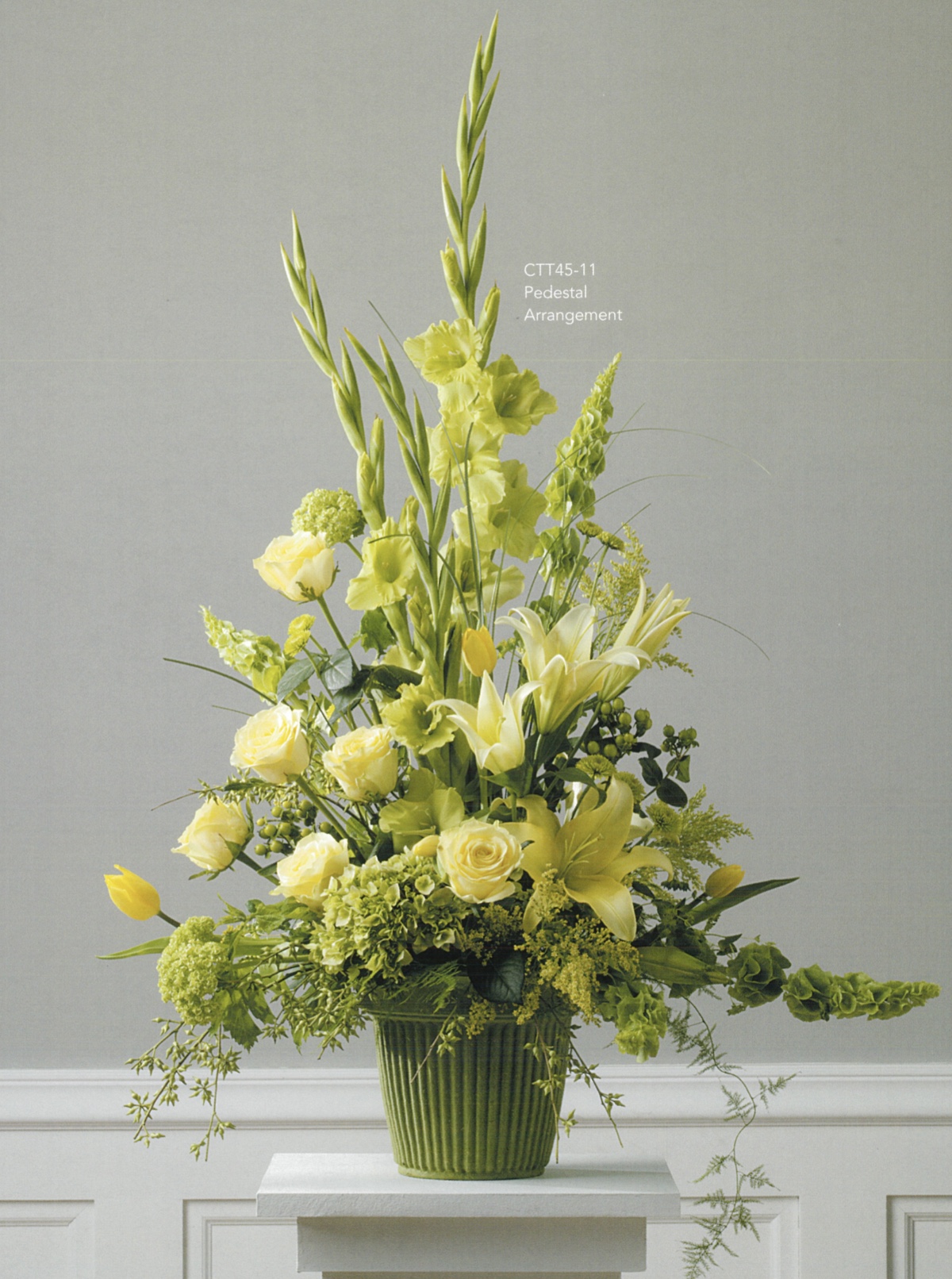 Yellow & Green Arrangement(Ctt45-11)