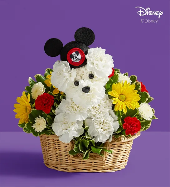 Handmade By Me Disney Mickey Mouse From Roses hot Foam Floral