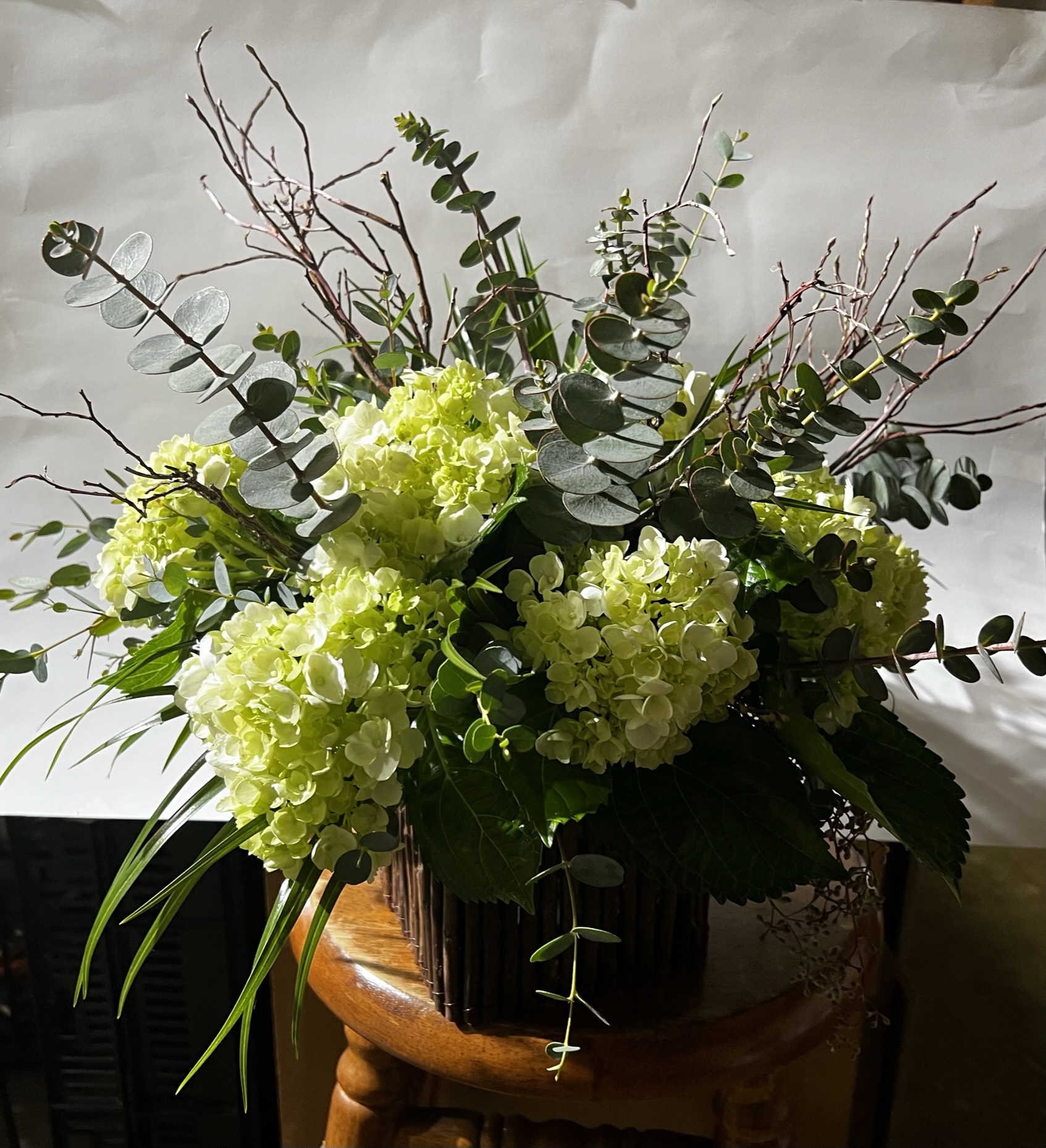 Send In the Green Hydrangeas & Eucalyptus in Renton, WA - Renton