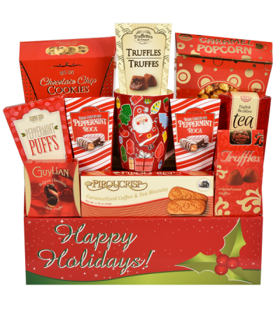 Happy Holidays Gift Basket