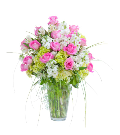 Peaceful Pink Elegance Vase