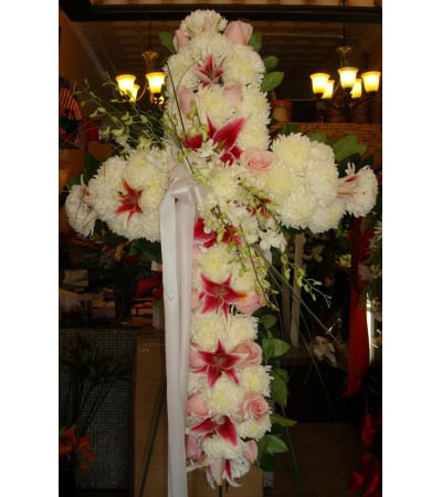 Cross White and Pink