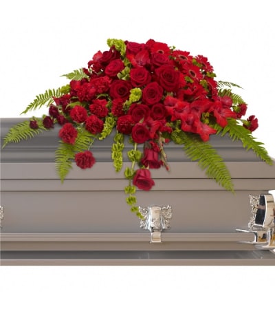Rose Sanctuary Casket Spray