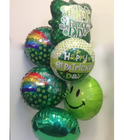 St. Patrick's Day Mylar Balloon Bouquet