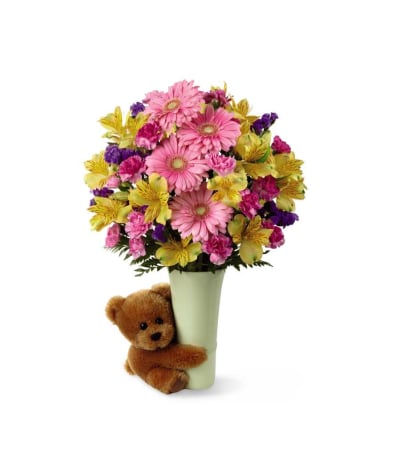 The Festive Big Hug® Bouquet by FTD® - VASE INCLUDED