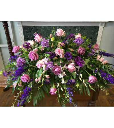 Sympathy Blooms Casket Spray